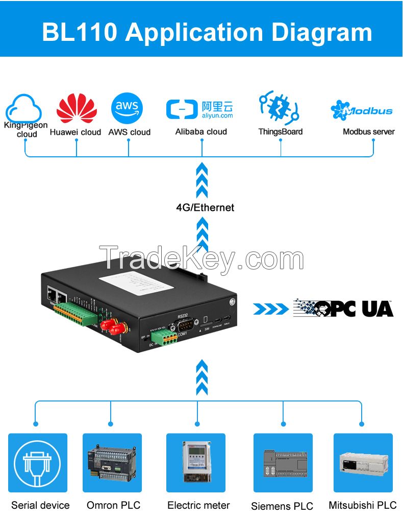 BL110 Multiple protocol conveter gateway