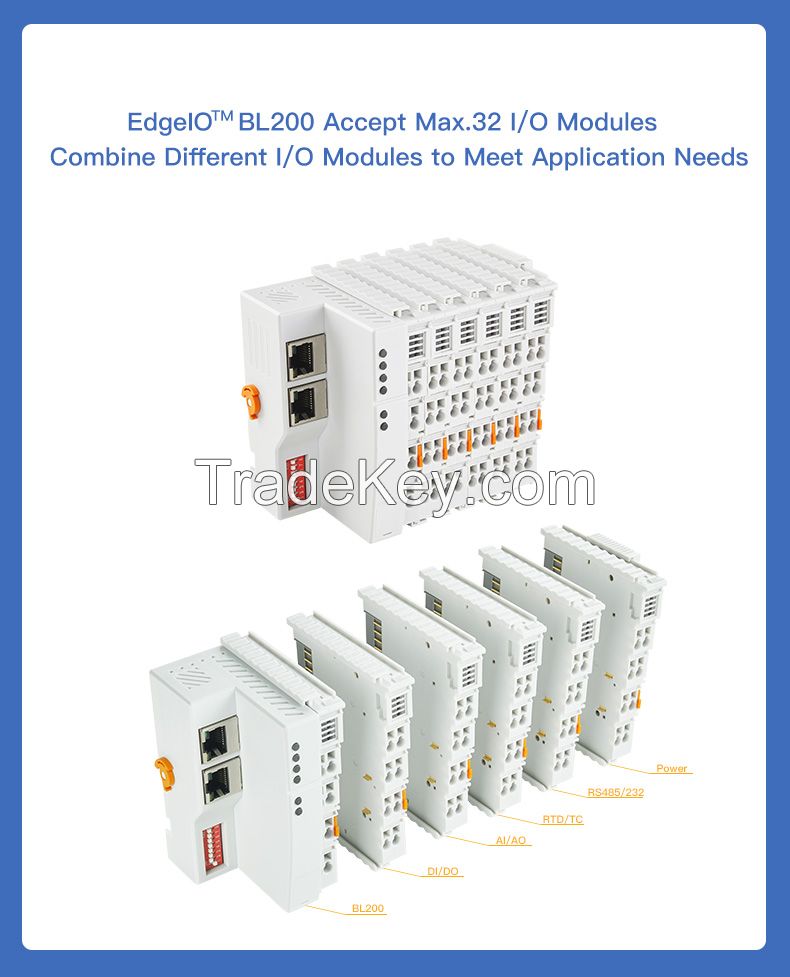 BL200Pro the integrated Modbus IO Modules