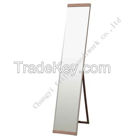 Wooden full length  mirror for dressing of home deco