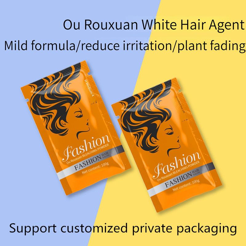 Dust free hair bleaching powder fading powder protein fading hair background color fading