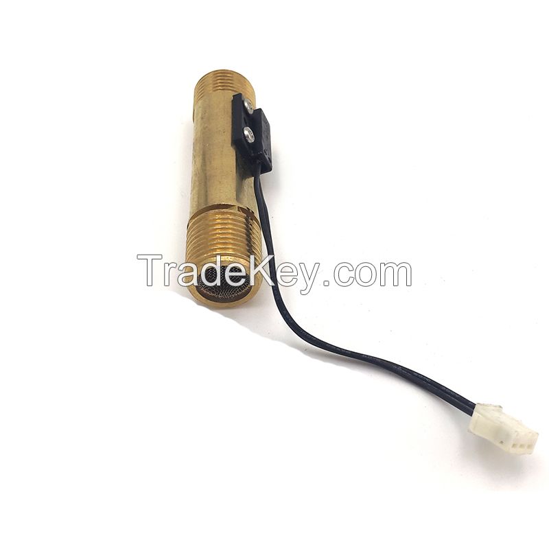 Gas Water Heater Parts Hall Element Electronic Brass Copper Water Flow Sensor