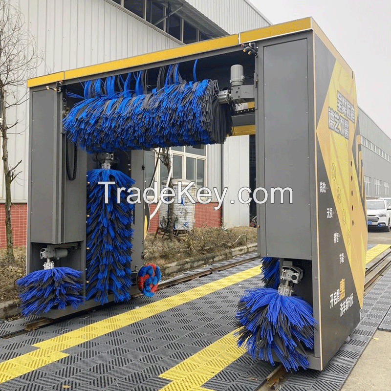 Gantry reciprocating full automatic car washing machine