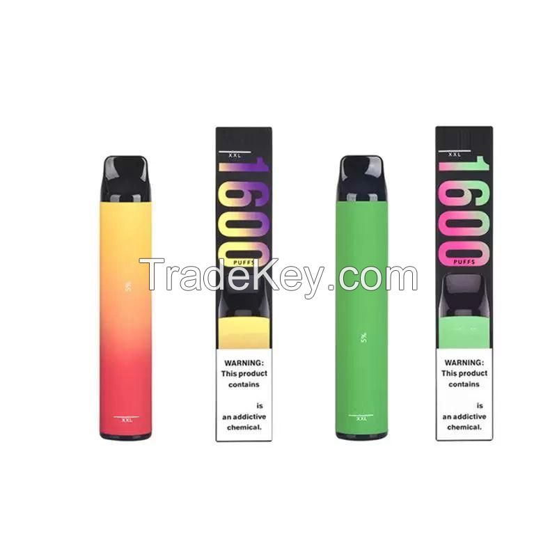 Puff XXL disposable e cigarette free vape pen starter kit lead 1600puffs 6.5ml 1000mAh 10 pack puffbar