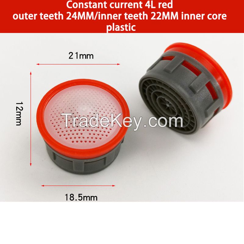  Water Saving Faucet Aerator 4L/6L/8L/Minute 24mm/22mm Spout Bubbler Filter Accessories Core Part Attachment for Crane