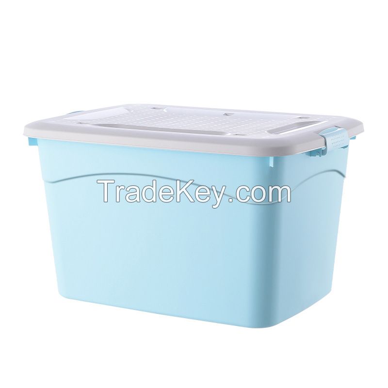 Extra Large Plastic Storage Box Clothes Toys Organizer Storage Box