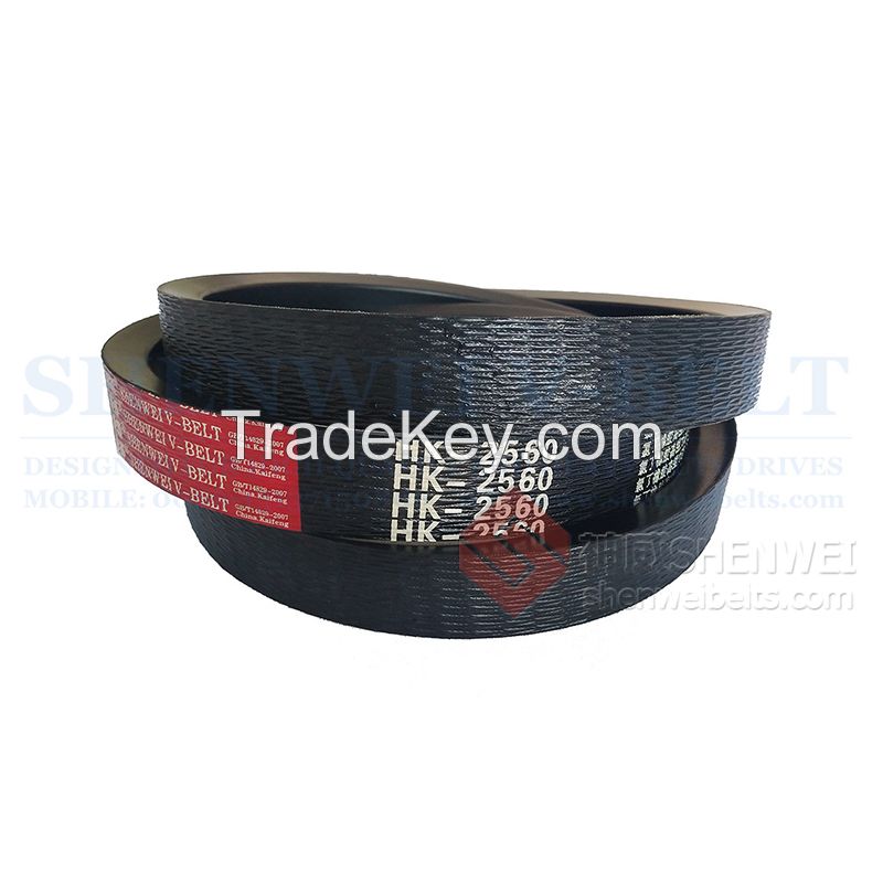 Kevlar Cords Rubber Transmission V Belt for Agricultural Machinery Driving