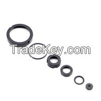 Custom Optical Cnc Surveillance Camera Anodized Aluminum Lens Parts