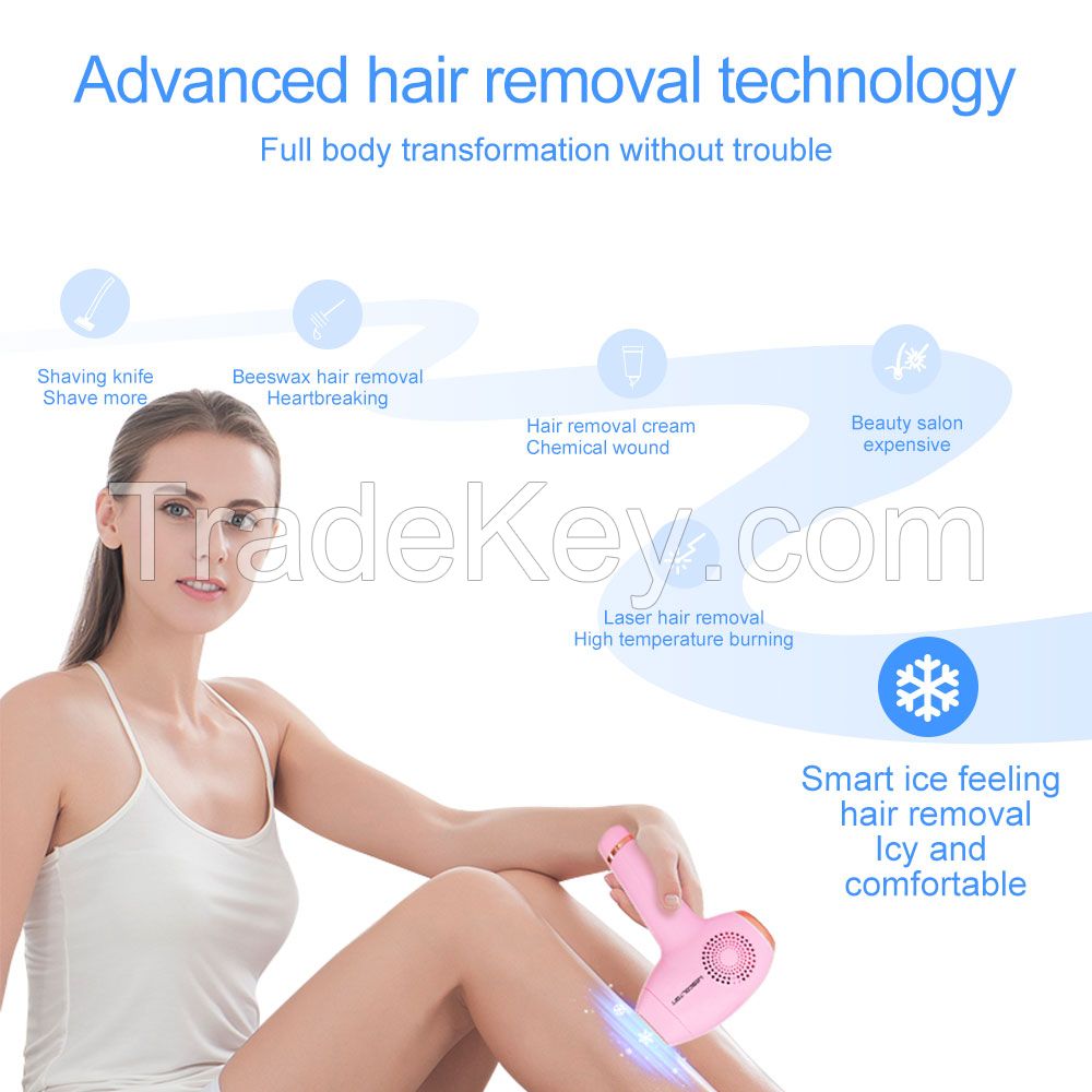 LESCOLTON factory pink T011c permanent ladies facial women buy ipl hair removal machine