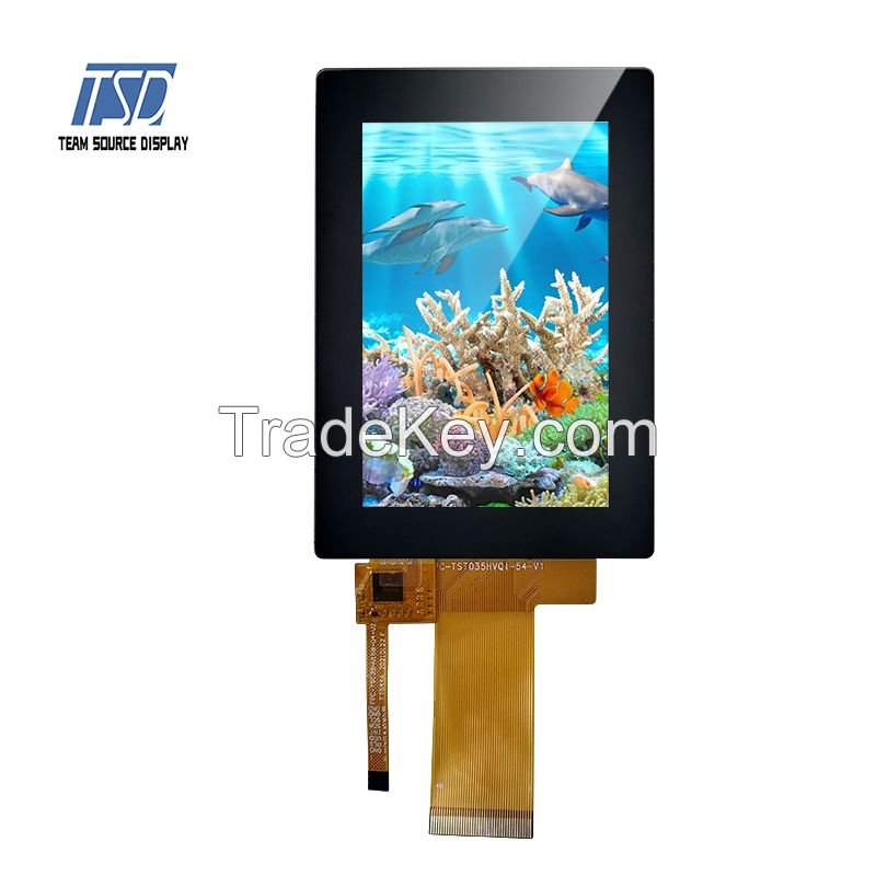 3.5 Inch 320x480 Resolution ILI9488 IC 380nits MCU/SPI/SPI+RGB Interface TFT LCD Display Module