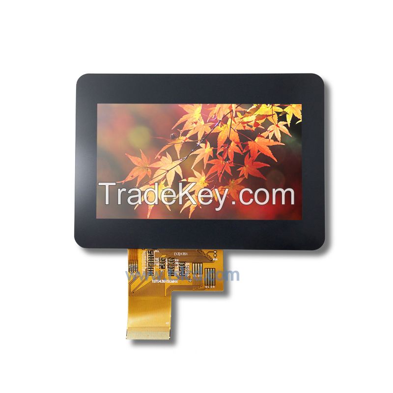 4.3 Inch 480x272 HX8257 IC 340nits TFT LCD Display Screen With RGB Interface