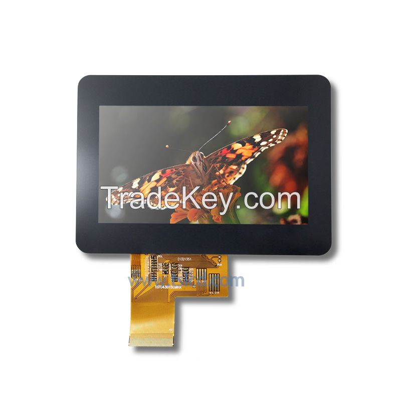 4.3 Inch 480x272 HX8257 IC 340nits TFT LCD Display Screen With RGB Interface