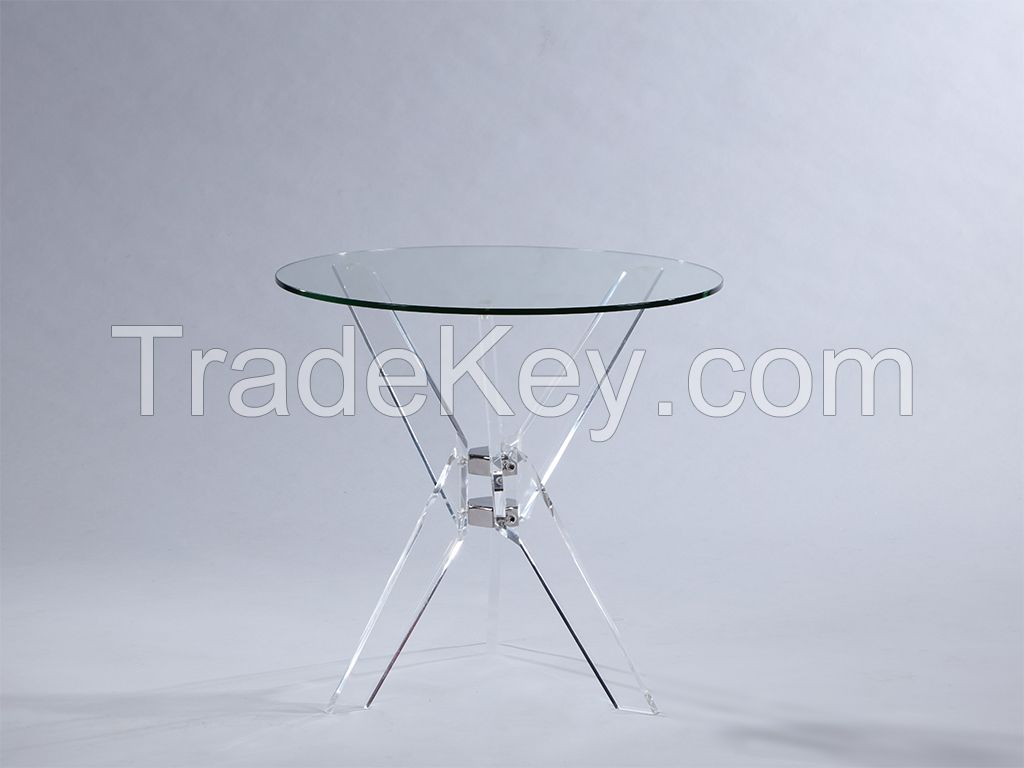 clear acrylic side table, end table