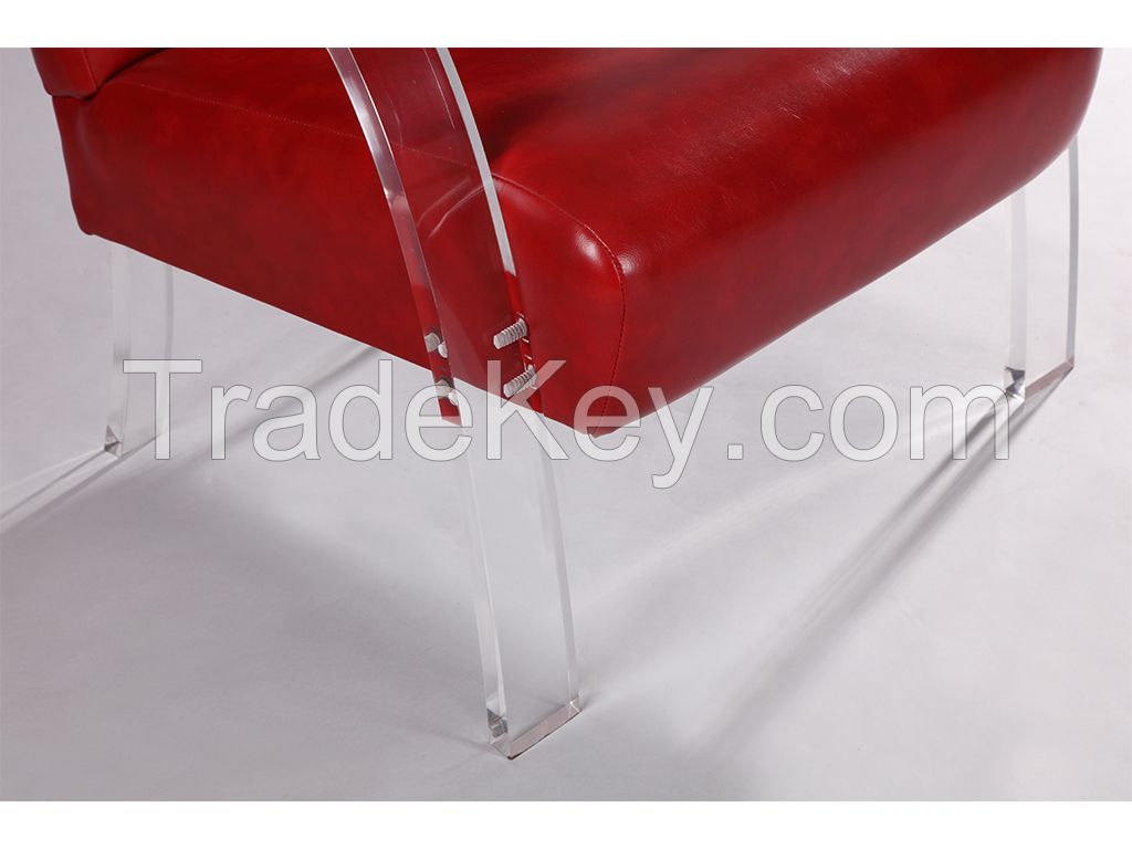 acrylic dining chair arm chair