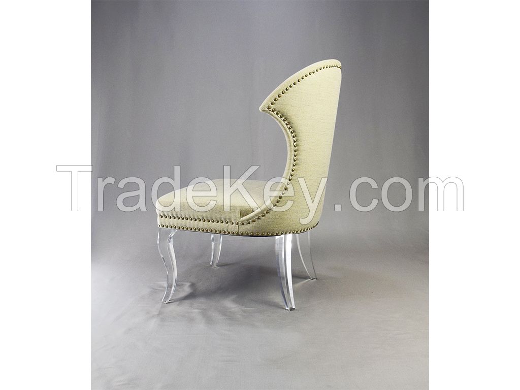 acrylic lounge chair sofa chair