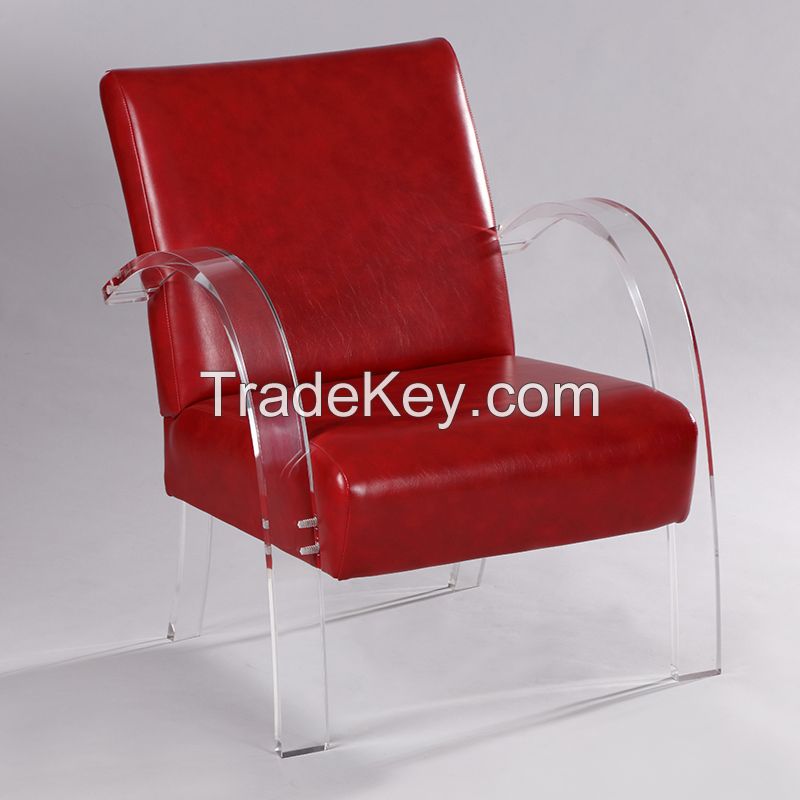 acrylic dining chair arm chair