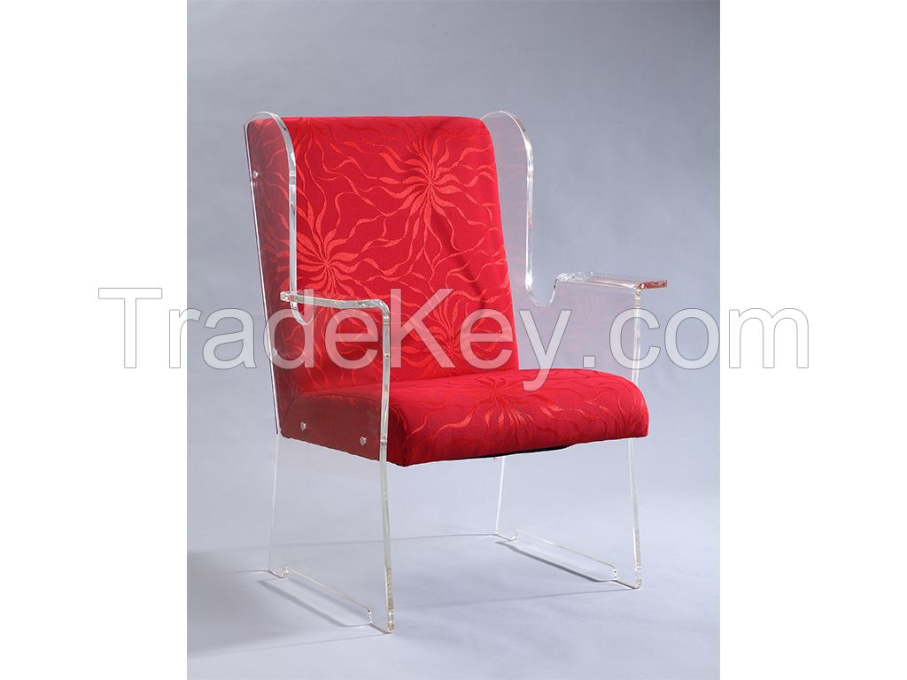 acrylic lounge chair sofa chair