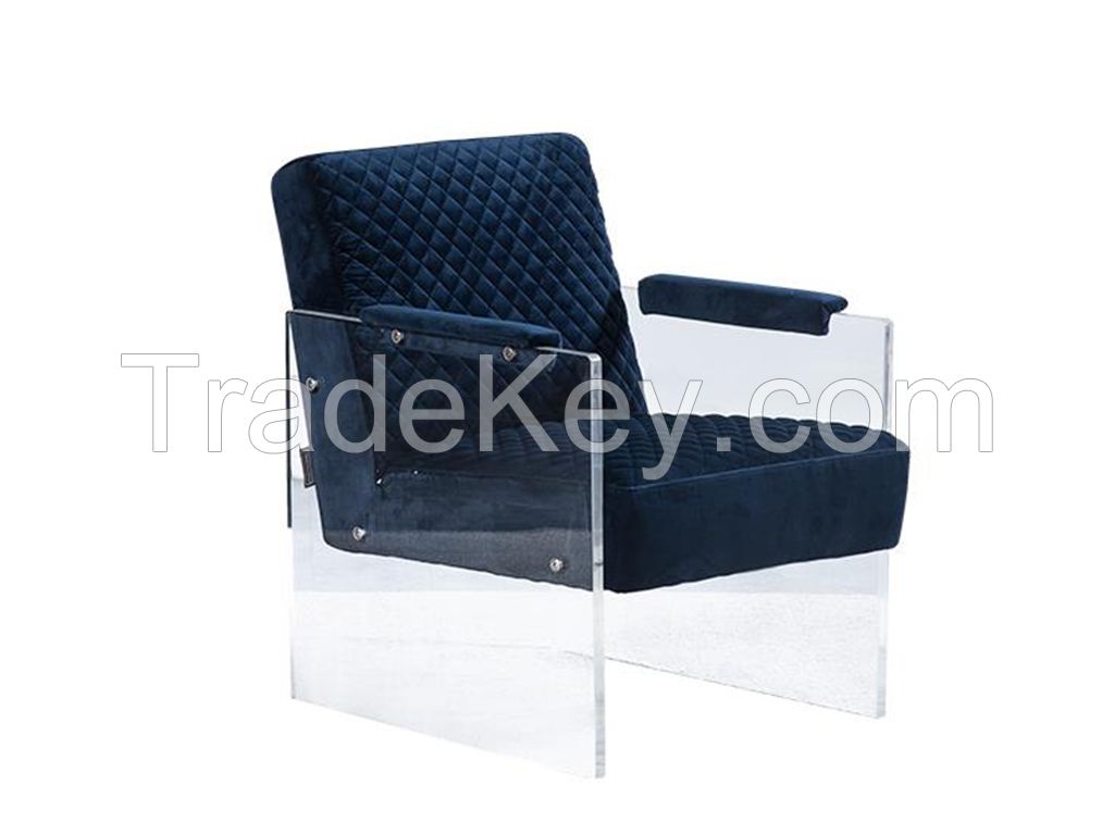 acrylic lounge chair sofa chair