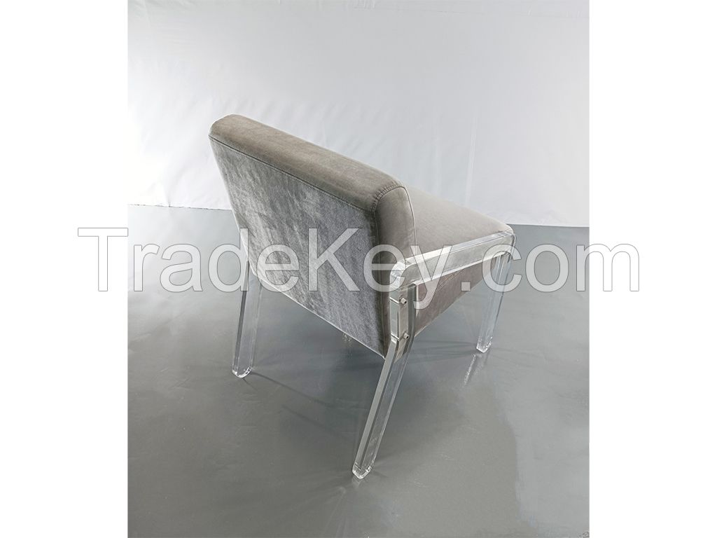 acrylic dining chair side chair