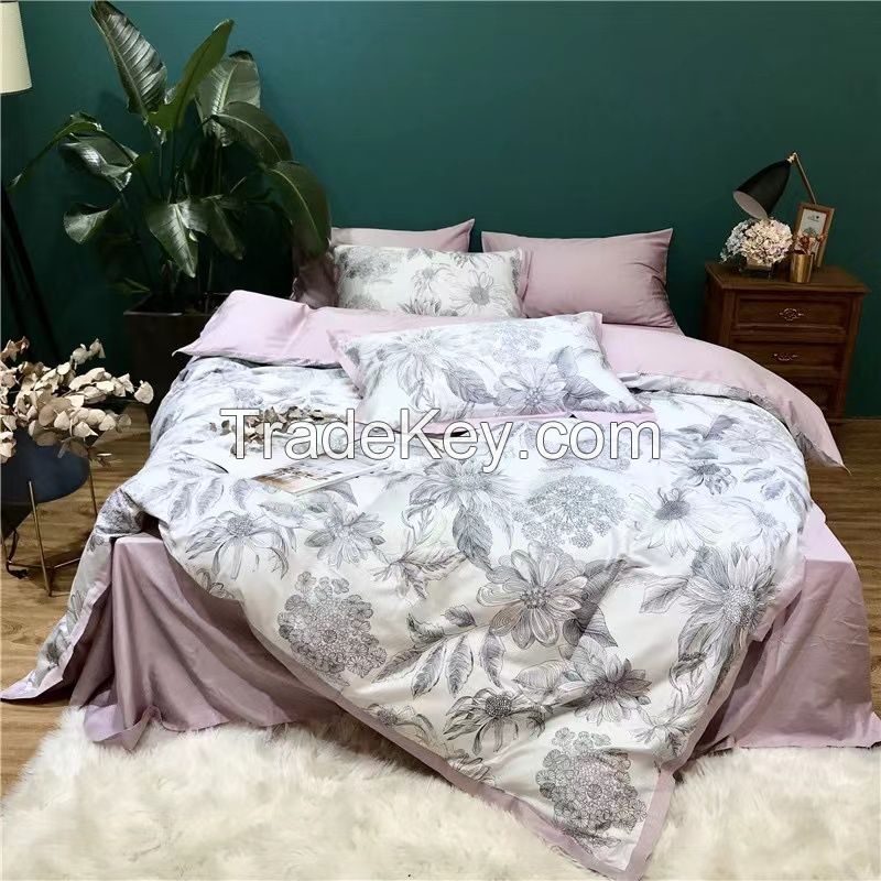 satten cotton quilt cover set, duvet cover set, bedding set, bedlinen