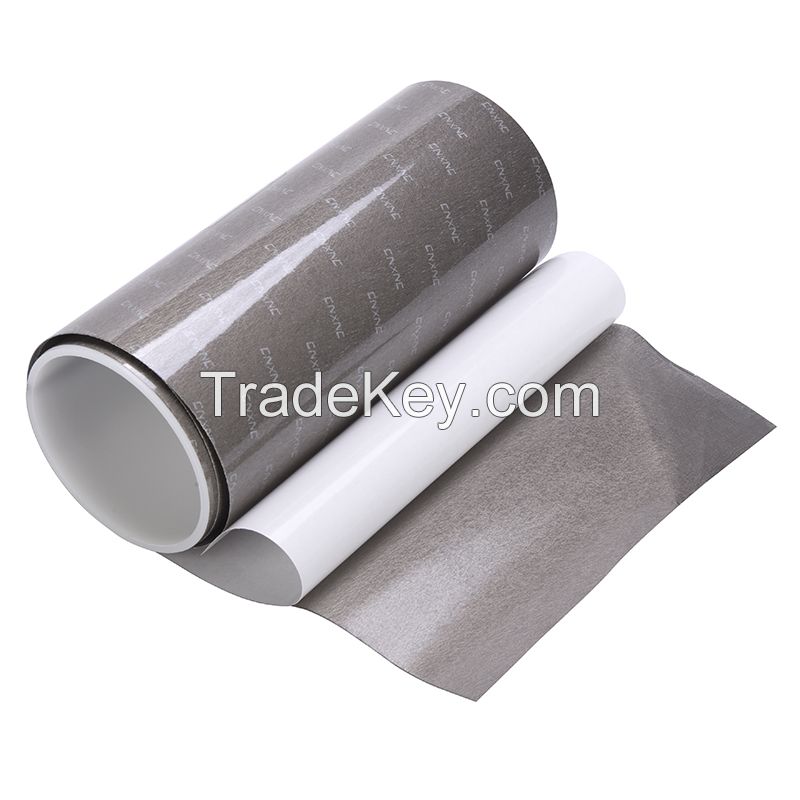 2022 New Material Polymer Fiber Silver Gray Roll EMI Shielding 0.03mm Conductive non-woven tape