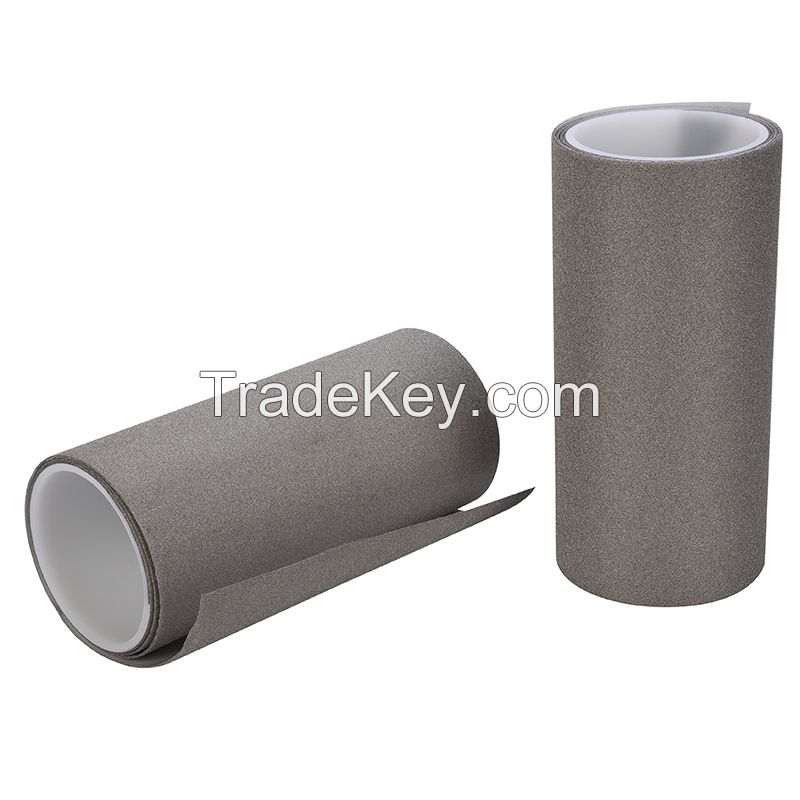 2022 New Material Polymer Fiber Silver Gray Roll EMI Shielding 15mm all-round conductive sponge tape