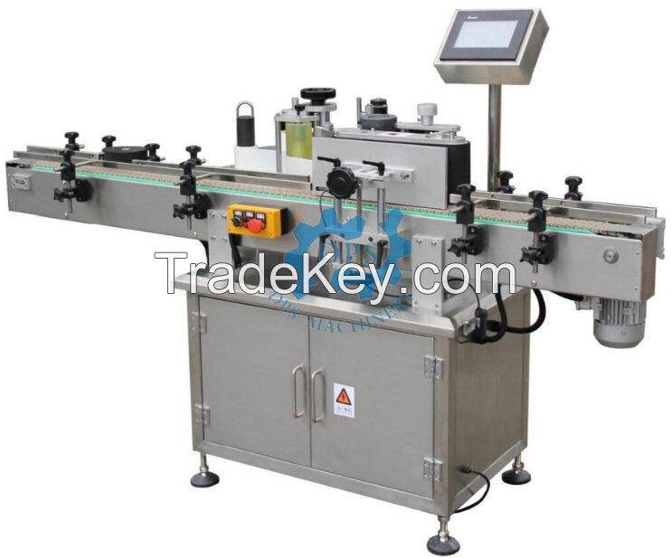 plastic jars sticker labelling machine.glass bottle self-adhesive labeller.sticker labeller