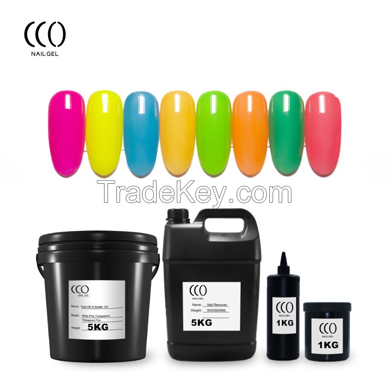 Hot Sale Luminous Nail Gel Neon Gel Polish Glow At Night Color Gel Nails