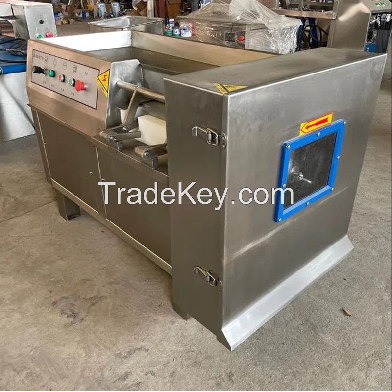 chicken beef pork cube cutter for commercial frozen meat dice cutting meat dicer machine frozen meat dice machine