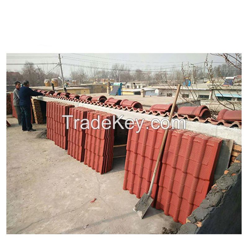 Automatic Large-Size Concrete Equipment for the Production of colored Tiles