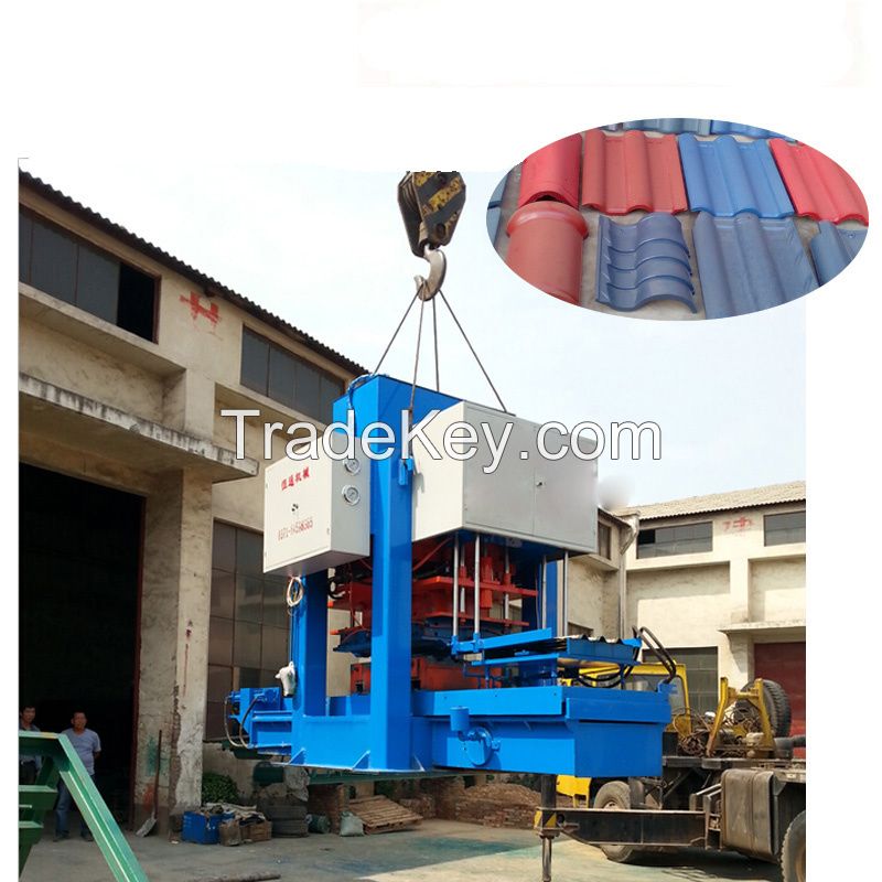 Automatic Small concrete cement roof tile forming machine