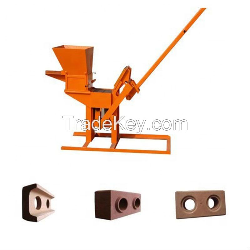 manual interlocking clay brick making machine to make money