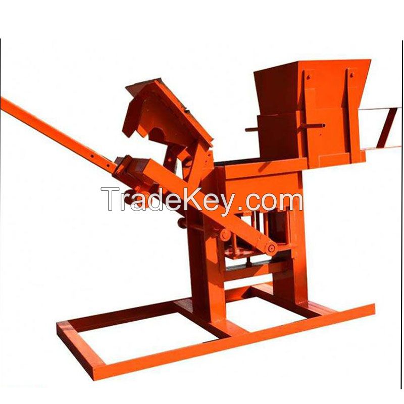 manual interlocking clay brick making machine to make money