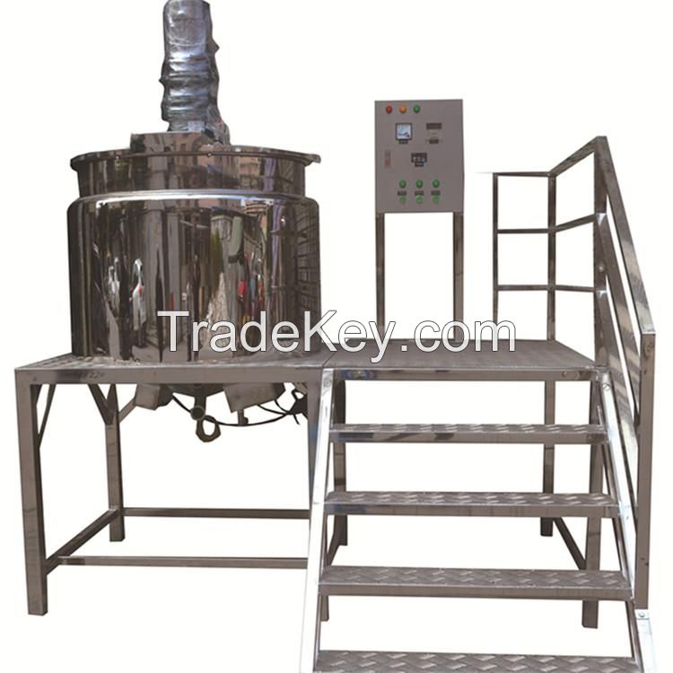 Hot Sell 300l Factory Price Mixing Tank Hand Wash Liquid Soap Small Line Soap Making Saponification Machinery