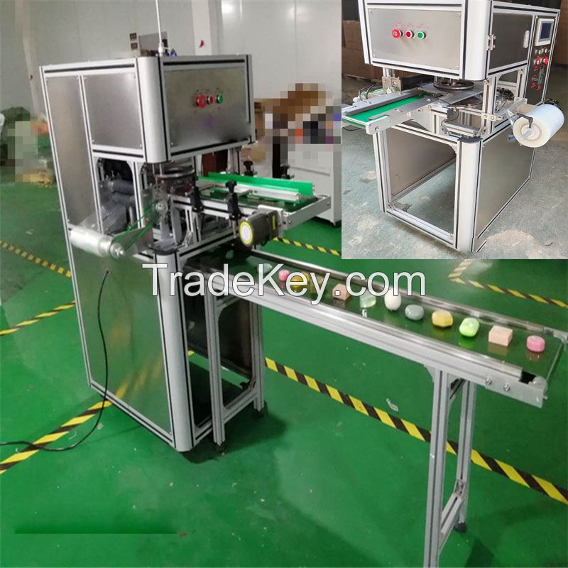 automatic plastic wrap manual handmade soap packaging wrapping coating machine from hand soap machinery manufacturers