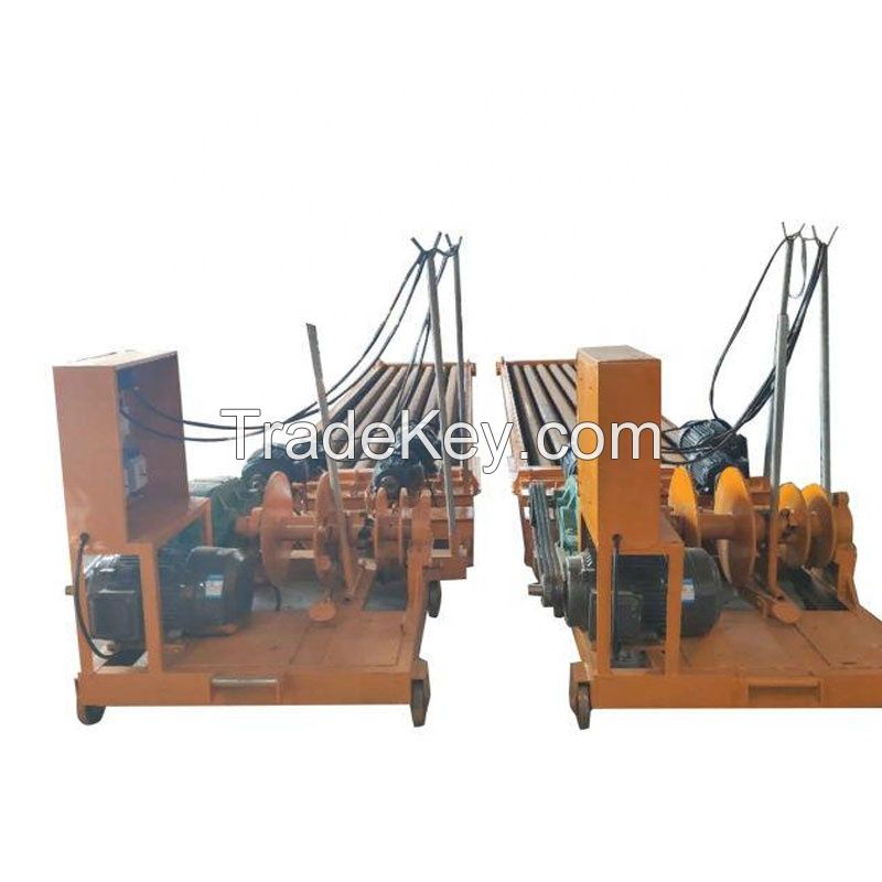 Inner vibration type Precast concrete slab hollow core floor plank molding machine