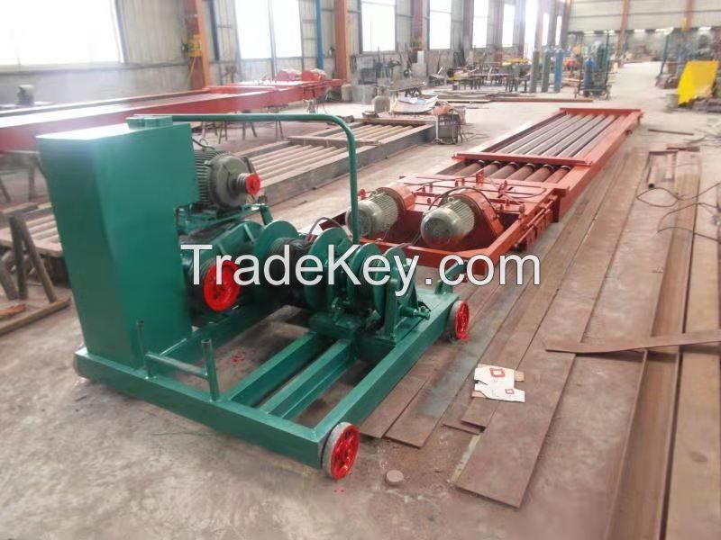 concrete slab mold precast hollow core floor slab make machine precast slab pushing machine 