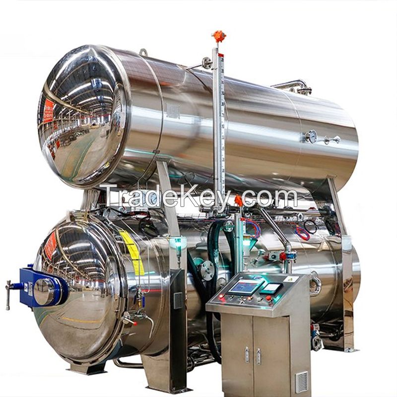 Computer automatic rotary sterilization kettle Porridge sterilization kettle