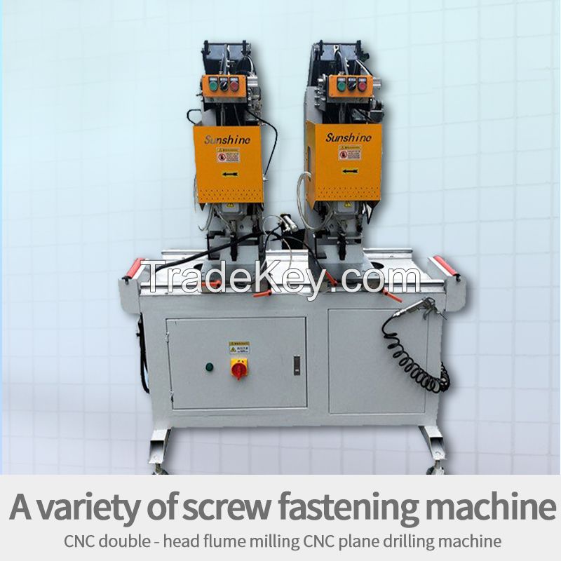 Screw fastening machine Plastic profile slot milling machine Aluminum profile milling drilling machinery