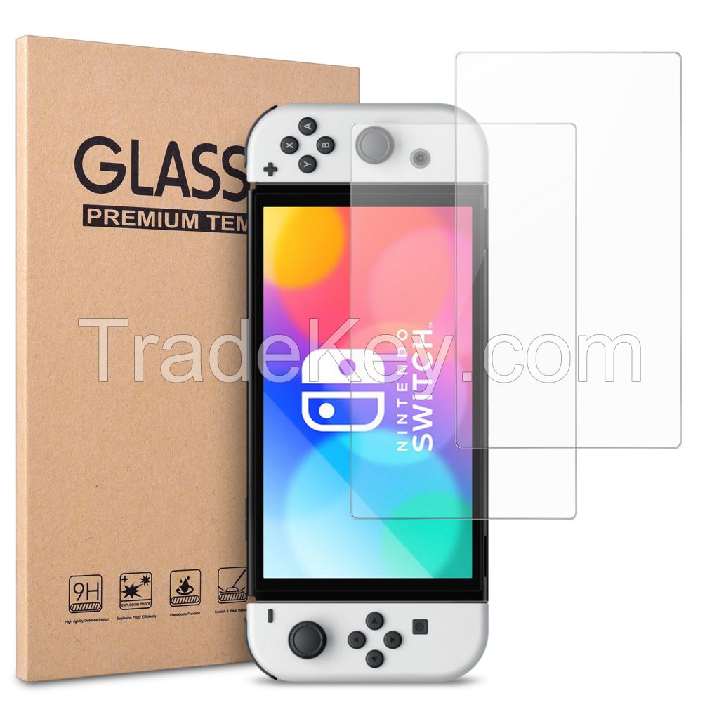 Tempered Glass Screen Protector Film for Nintendo Switch OLED Game Accessories