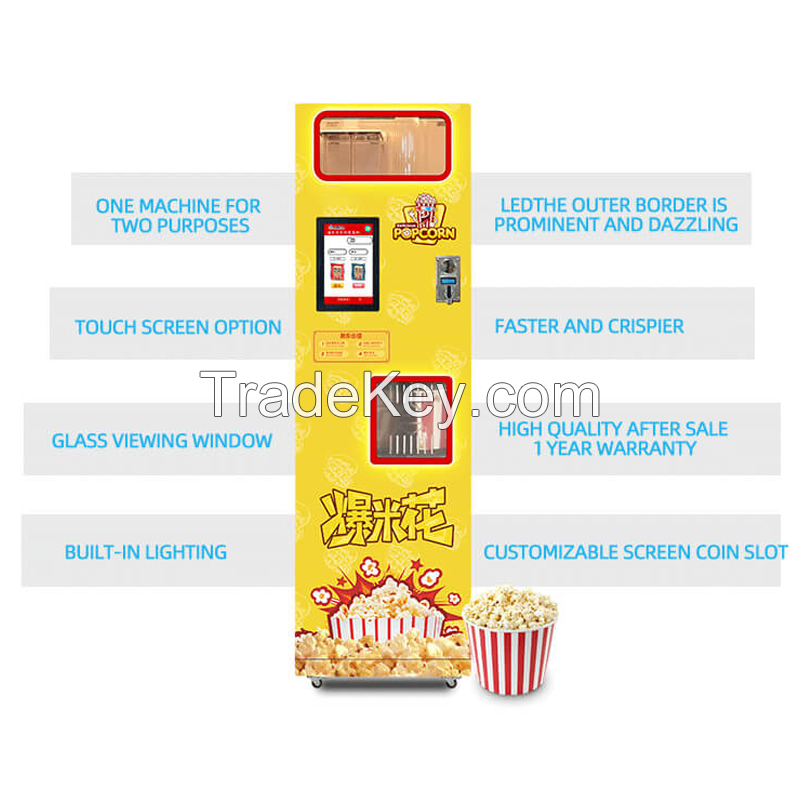 Popcorn Vending Machine Latest Hot Sale High Profit Fully Automatic