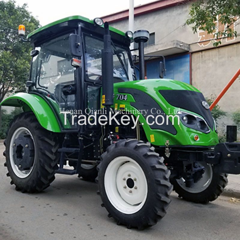 Best QLN 4wd  60hp 70hp 80hp Farm Tractor With Disc Harrow Export To Indonesia