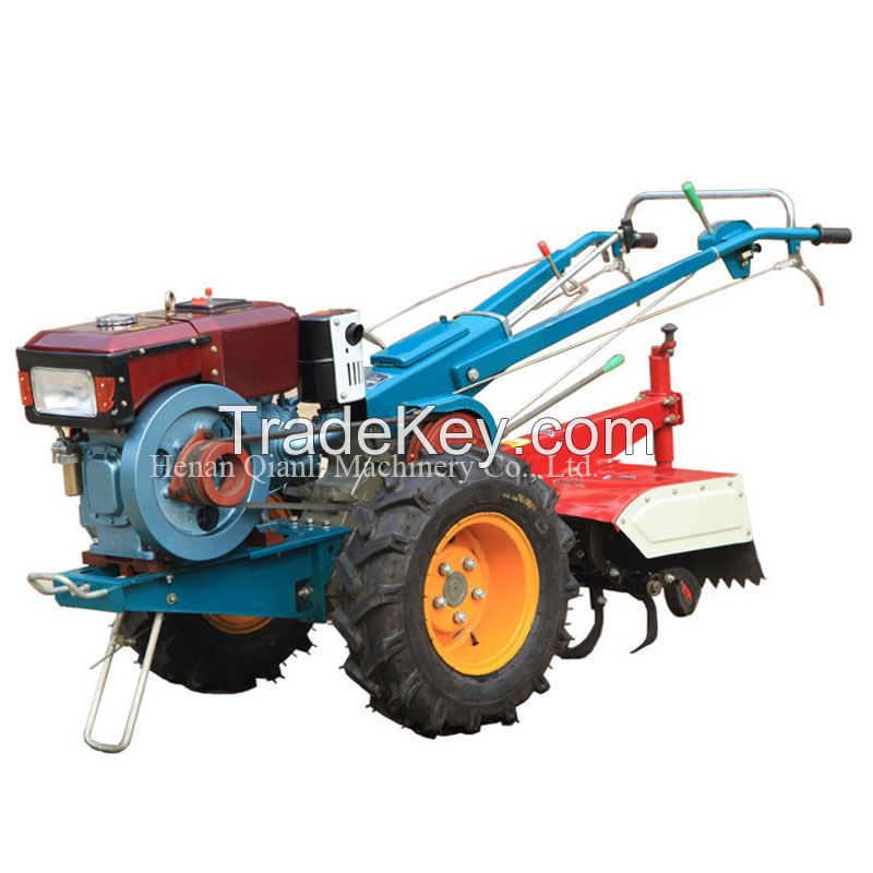 QLN Walking Tractor 8-20hp With Rotary Tiller 2 Wheel Tracors For Sale