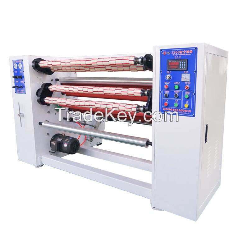 High speed BOPP adhesive packing tape jumbo roll slitting rewinding machine good quality