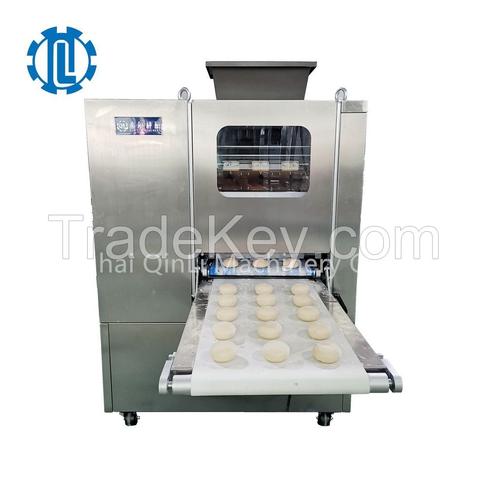 3 rows dough divider rounder machine burger buns