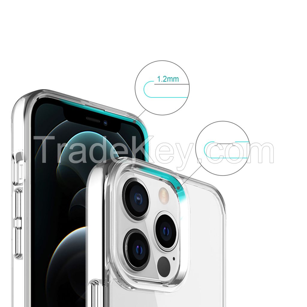 ZEEHOO iPhone 13 Clear Case Shockproof Phone Cover Protective