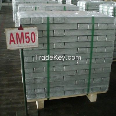 Magnesium alloy ingot AM60B, AM50A, AZ91D