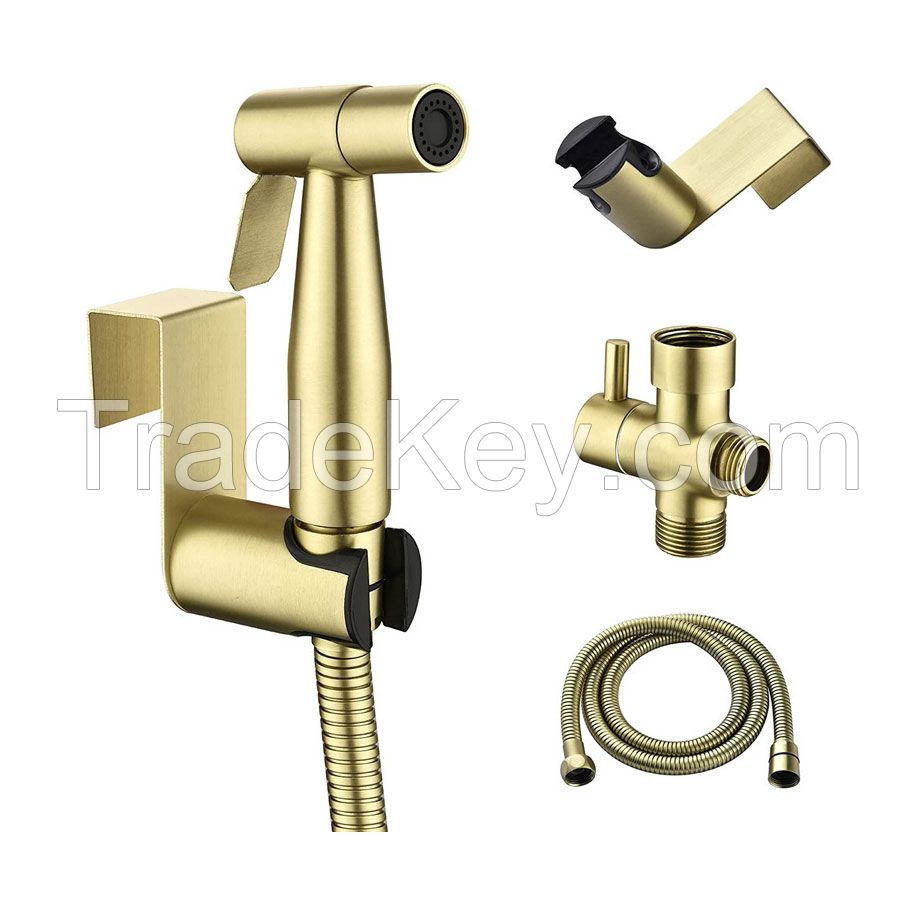 304 Stainless steel Handheld toilet bidet spray shower set kit