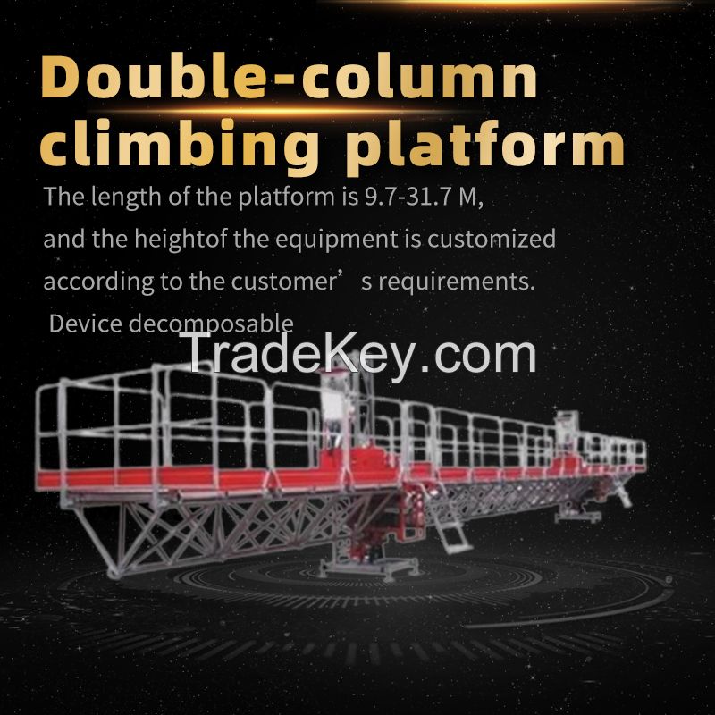 Construction Site Fixed Lifting Altitude Table Guide Rail Climbing Platform (MCWP)