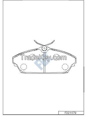 FBK Brake Pad FD21079  for OE 271942100114 -TATA