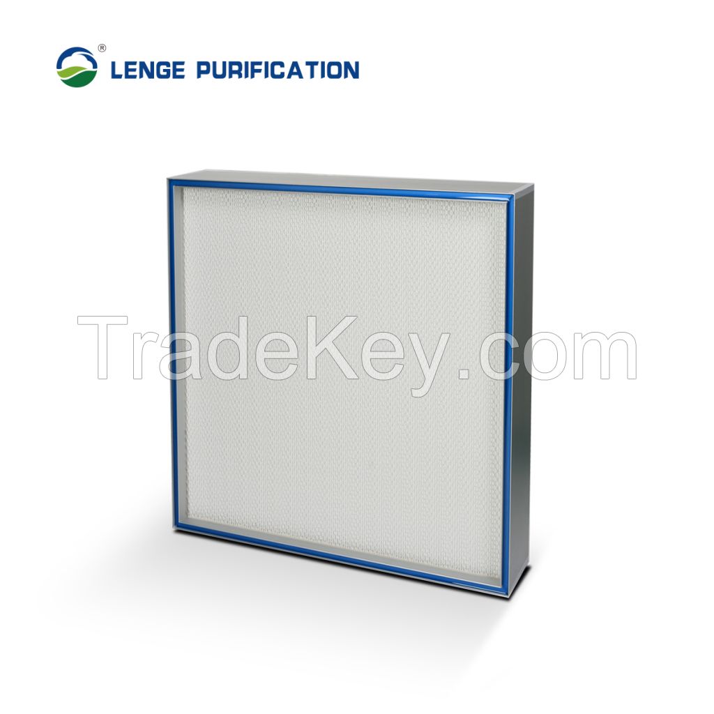 Air Filter Gel Sealed Mini-pleat HEPA Filter